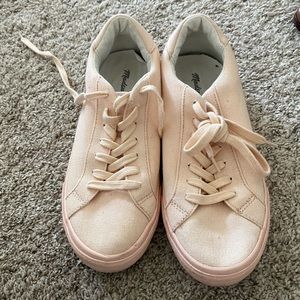 Madewell light pink sneakers